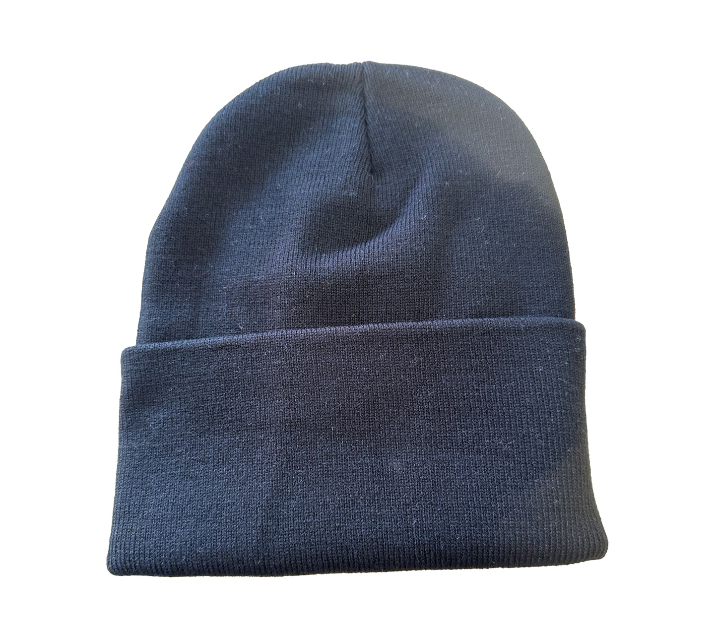 Custom Leather Patch Beanie