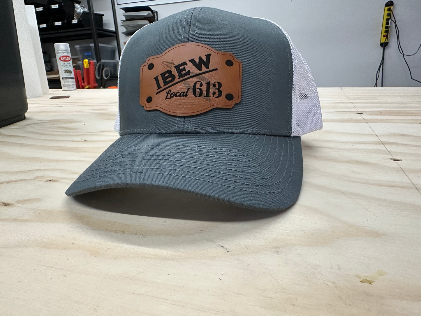 Custom Leather Patch Hat