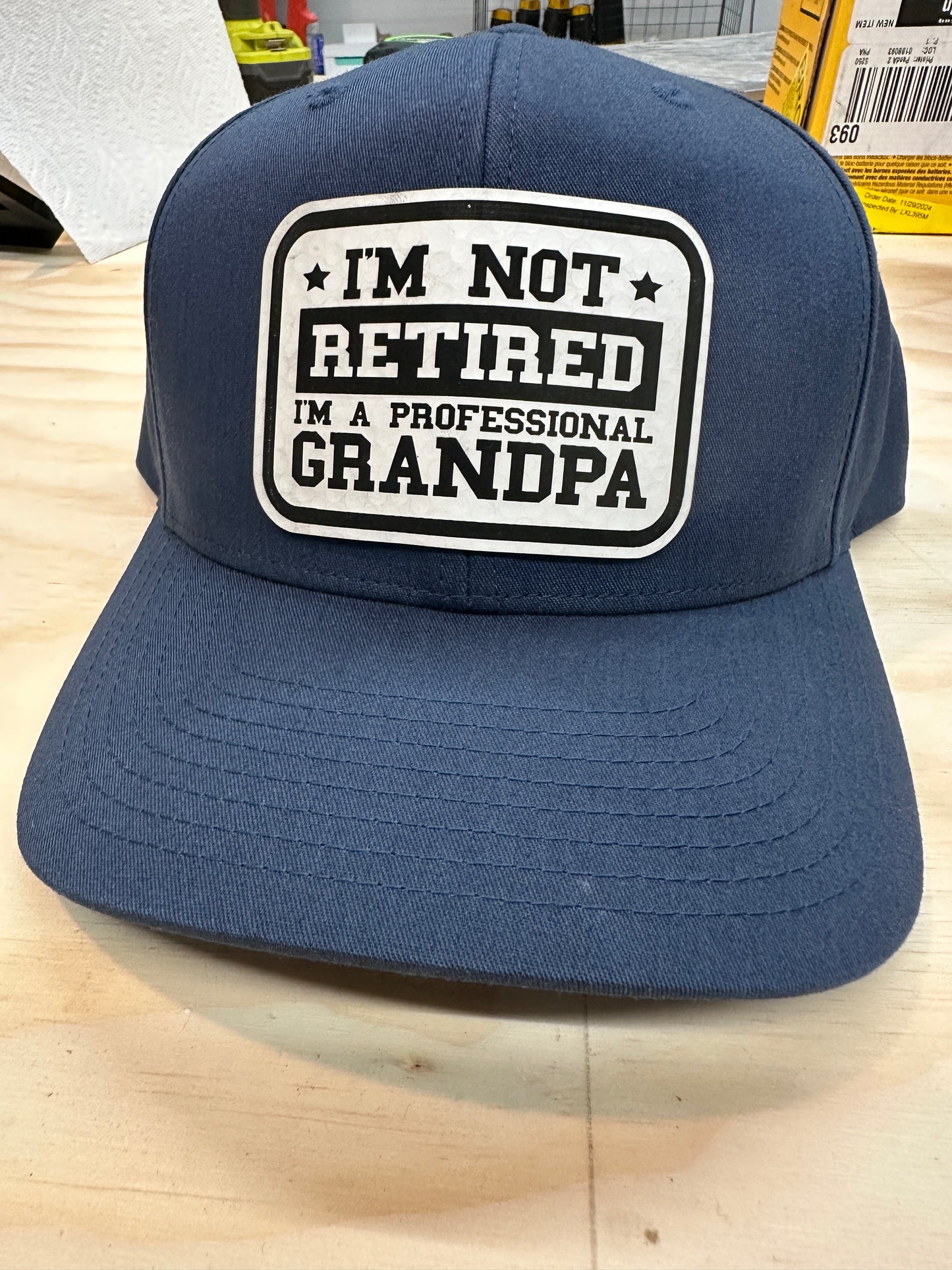 Custom Leather Patch Hat