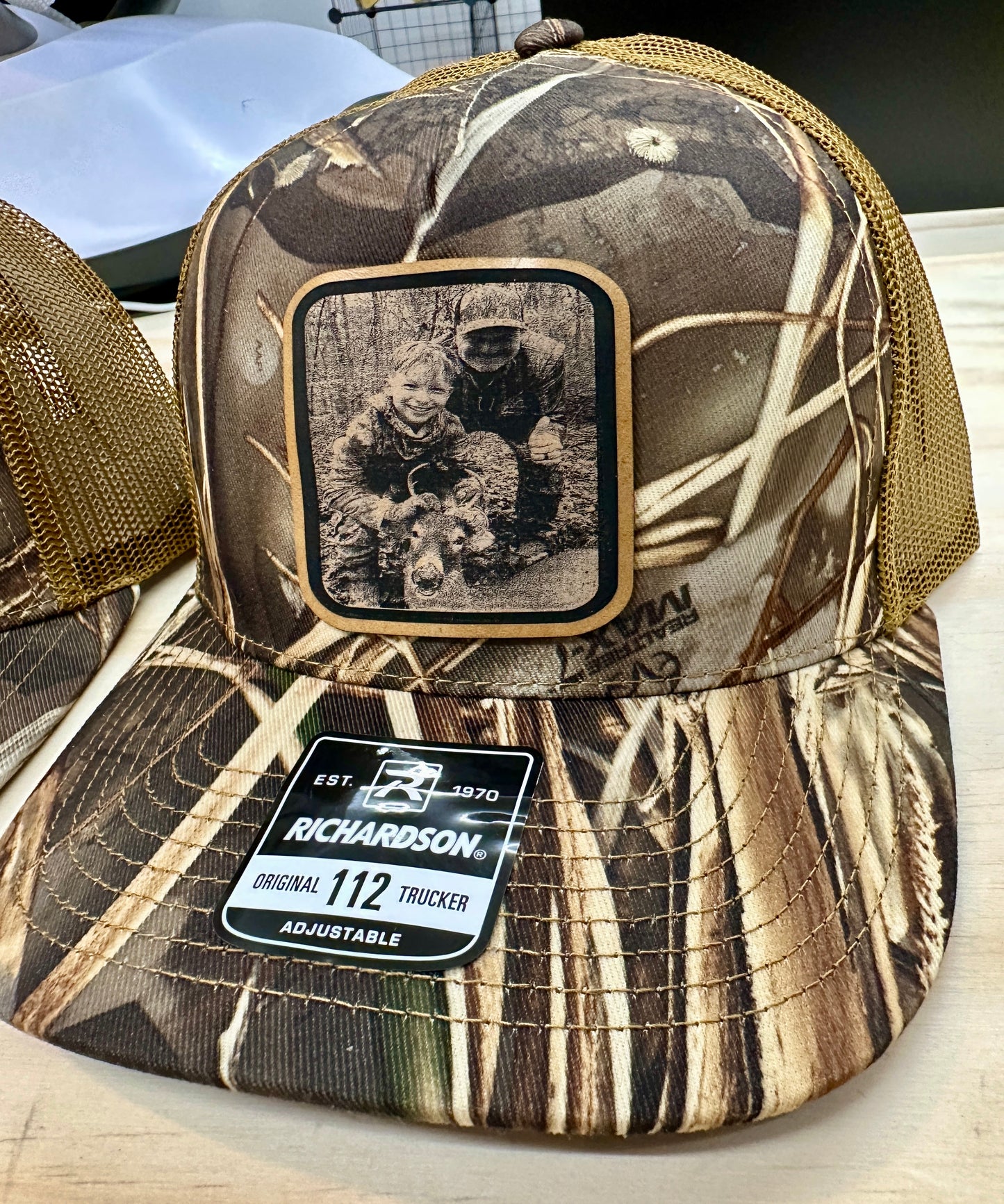 Custom Leather Patch Hat