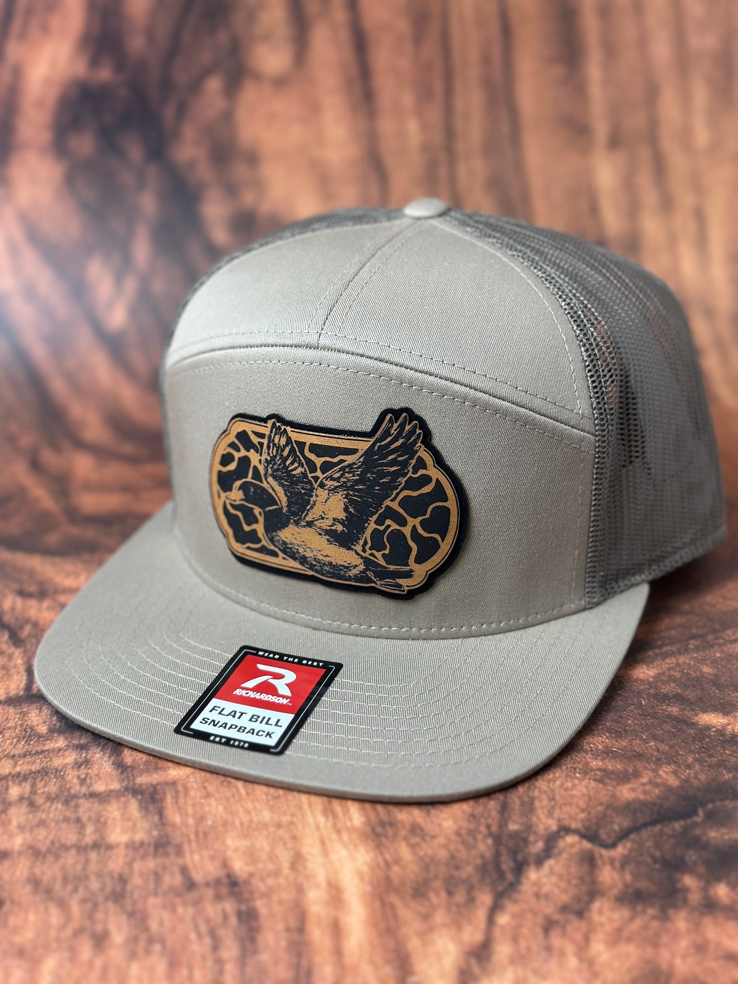 Custom Leather Patch Hat