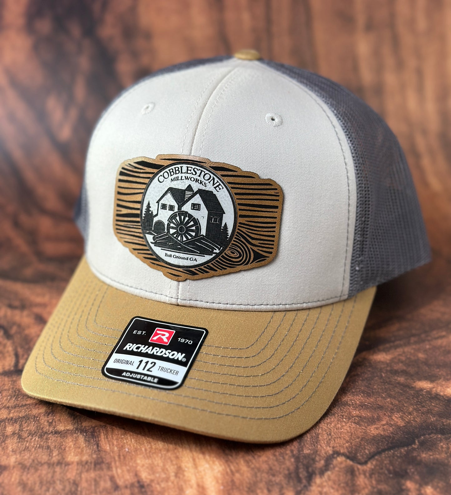 Custom Leather Patch Hat