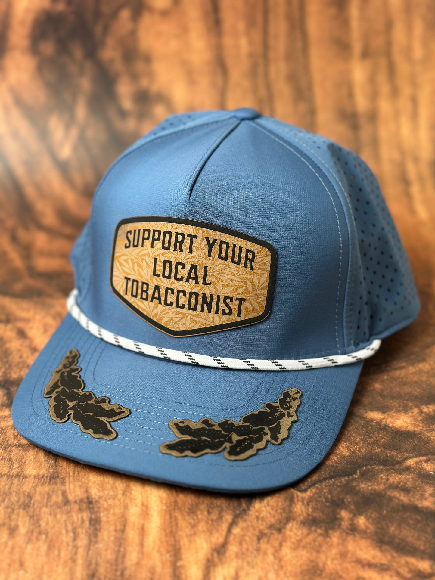 Custom Leather Patch Hat