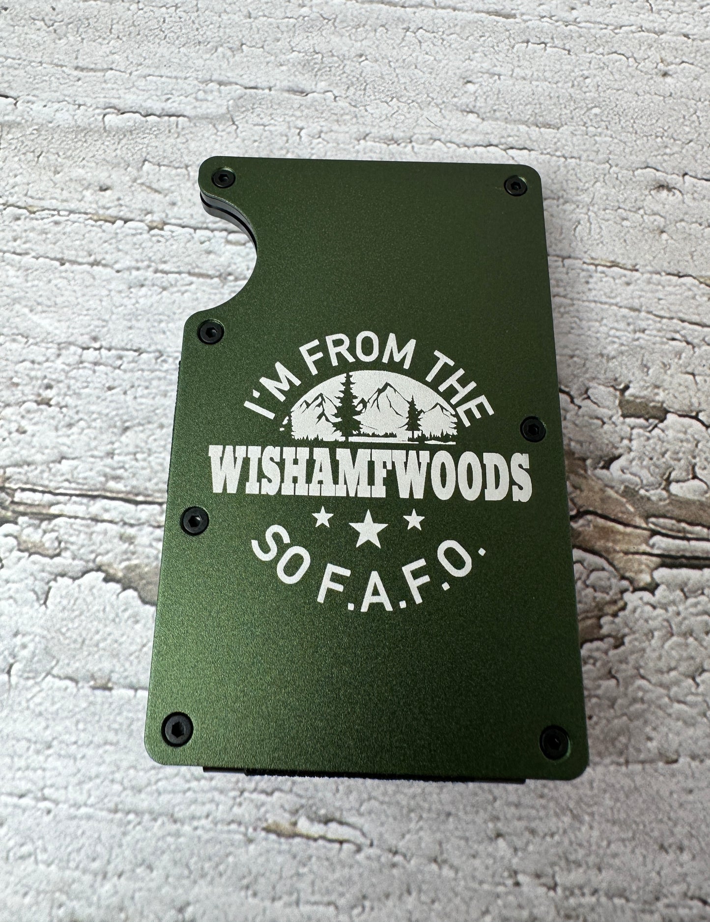 Personalized Metal Minimalist Wallet