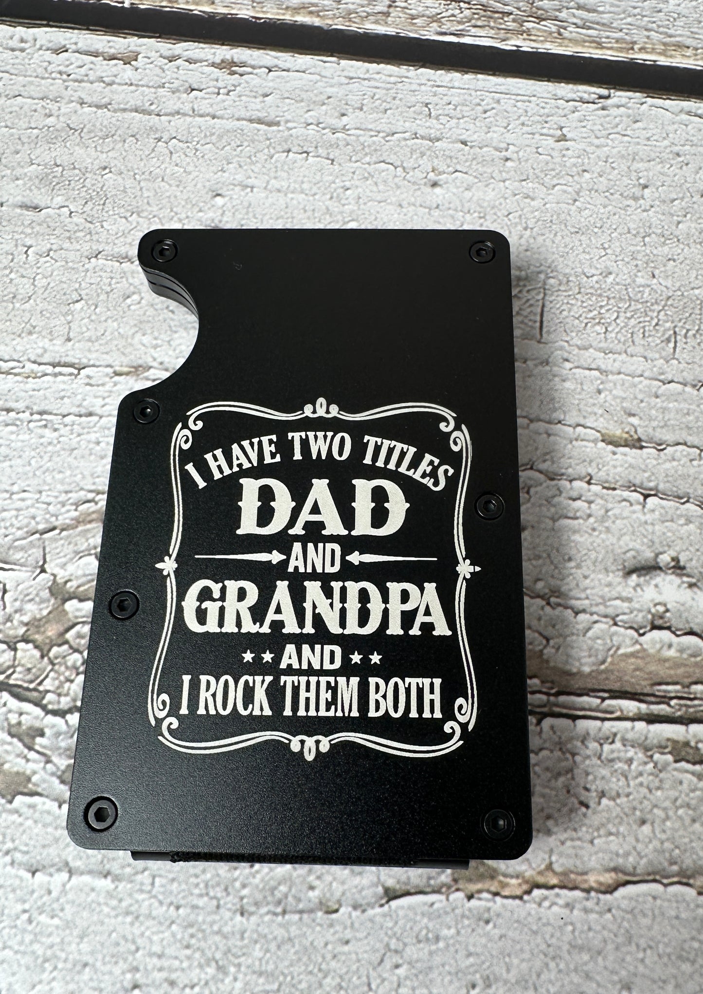 Personalized Metal Minimalist Wallet