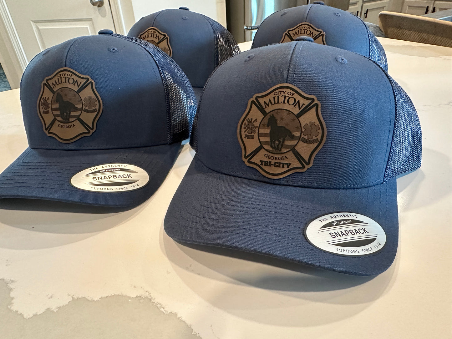 Custom Leather Patch Hats