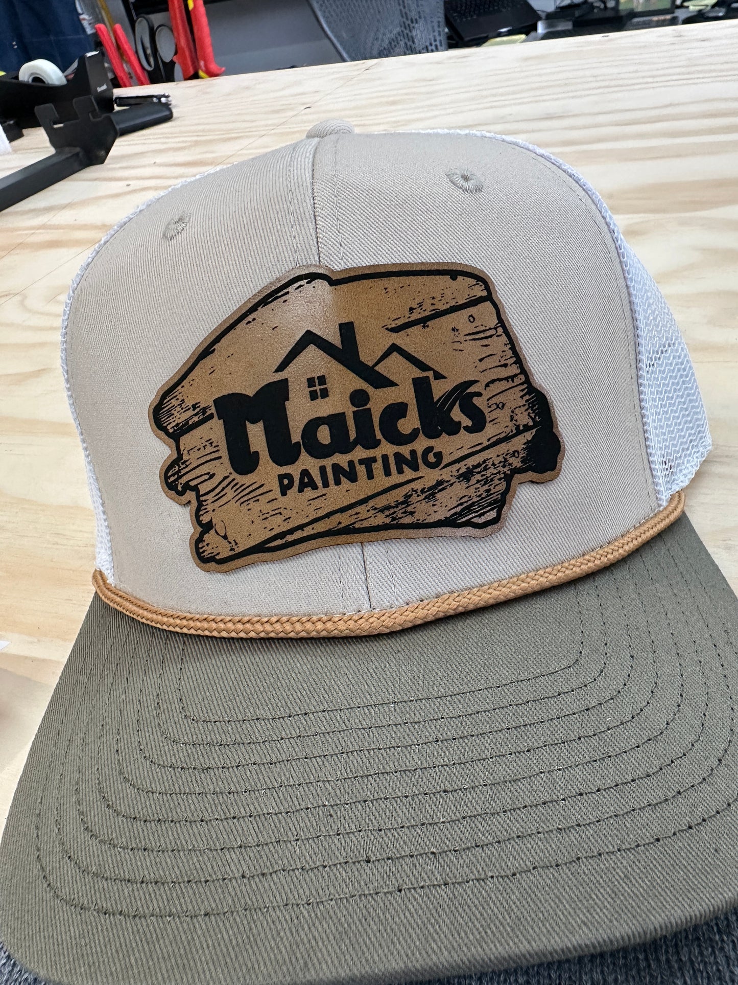 Custom Leather Patch Hats