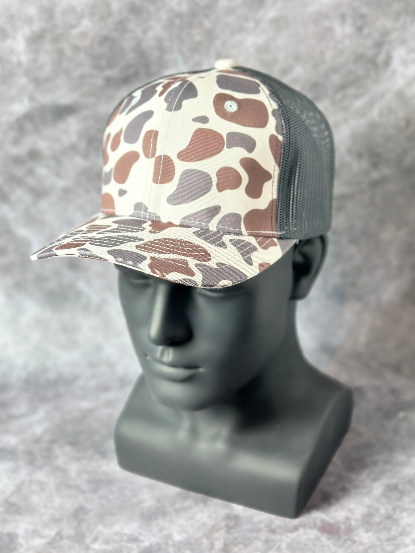 6 Panel Duck Camo Trucker