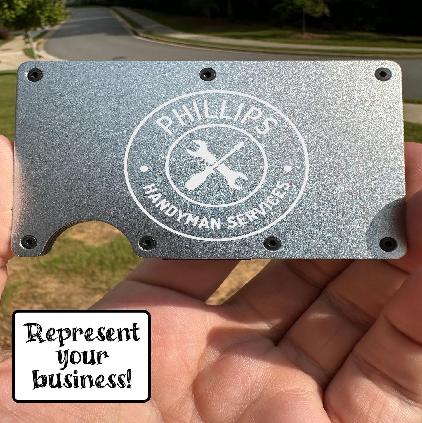 Personalized Metal Minimalist Wallet