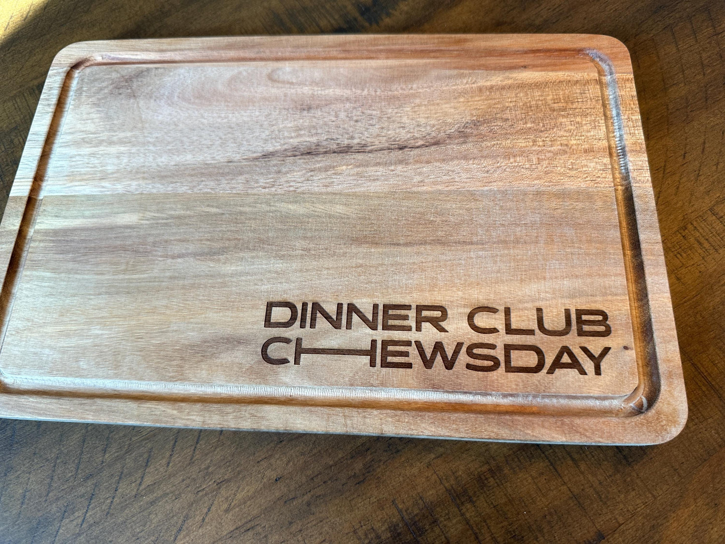 Personalized Corner Text Cutting Board