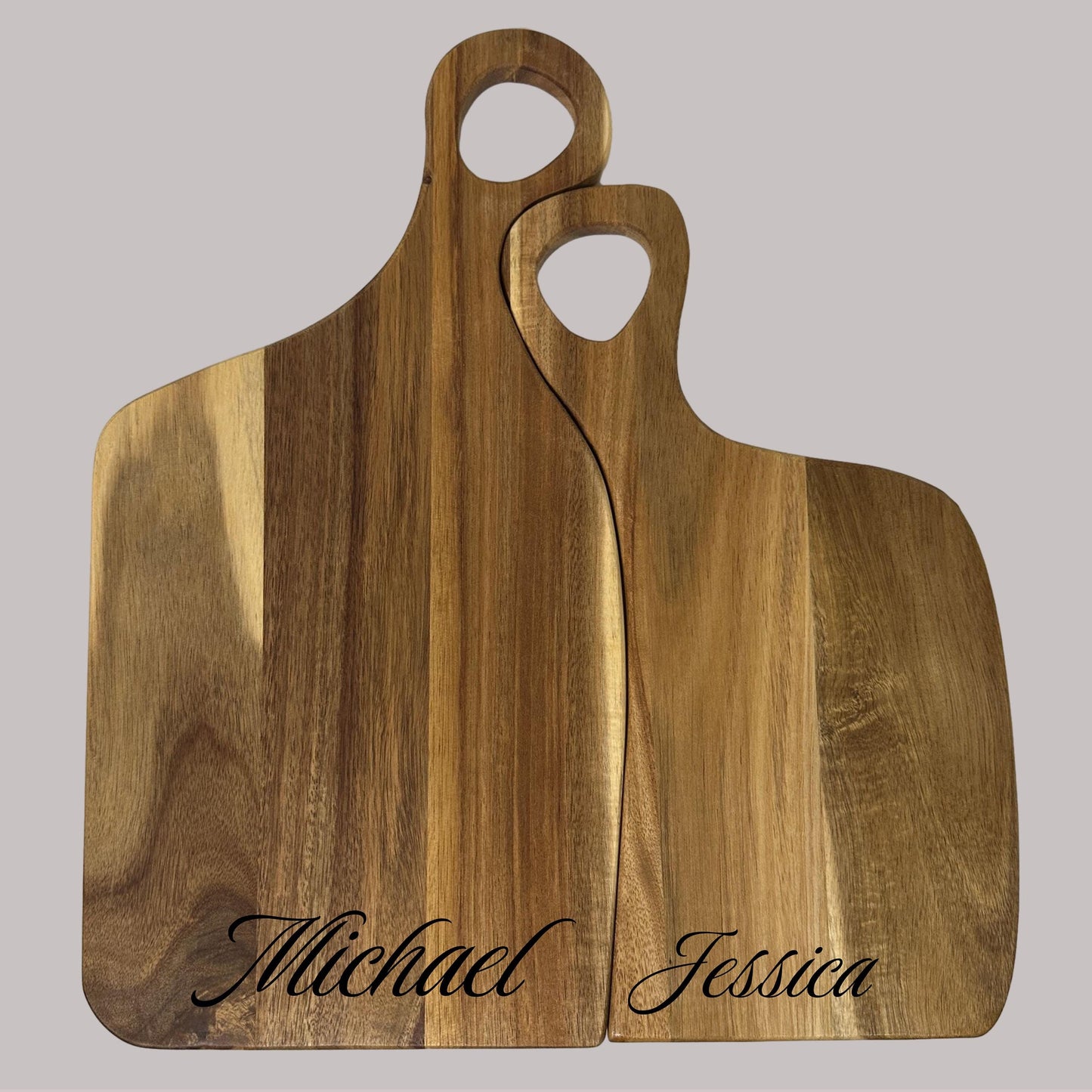 Custom Engraved His & Hers Cutting Boards